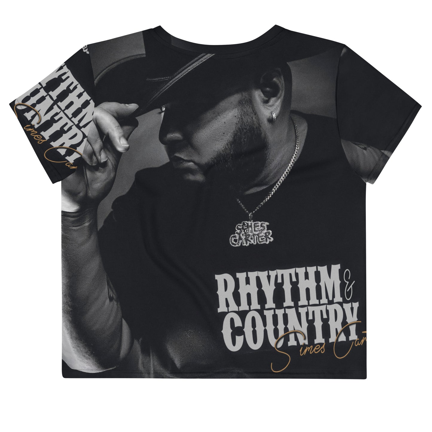 Rhythm & Country Album Cover Crop Top