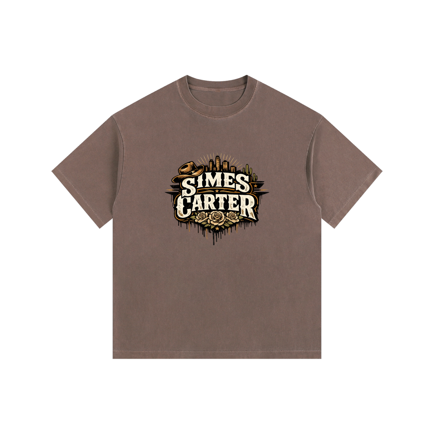 Vintage Washed Oversized Cotton T-Shirt