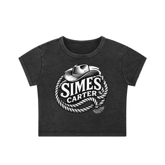 Snow Washed Crop Top