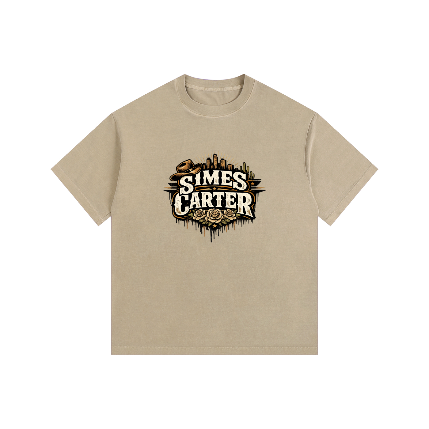 Vintage Washed Oversized Cotton T-Shirt