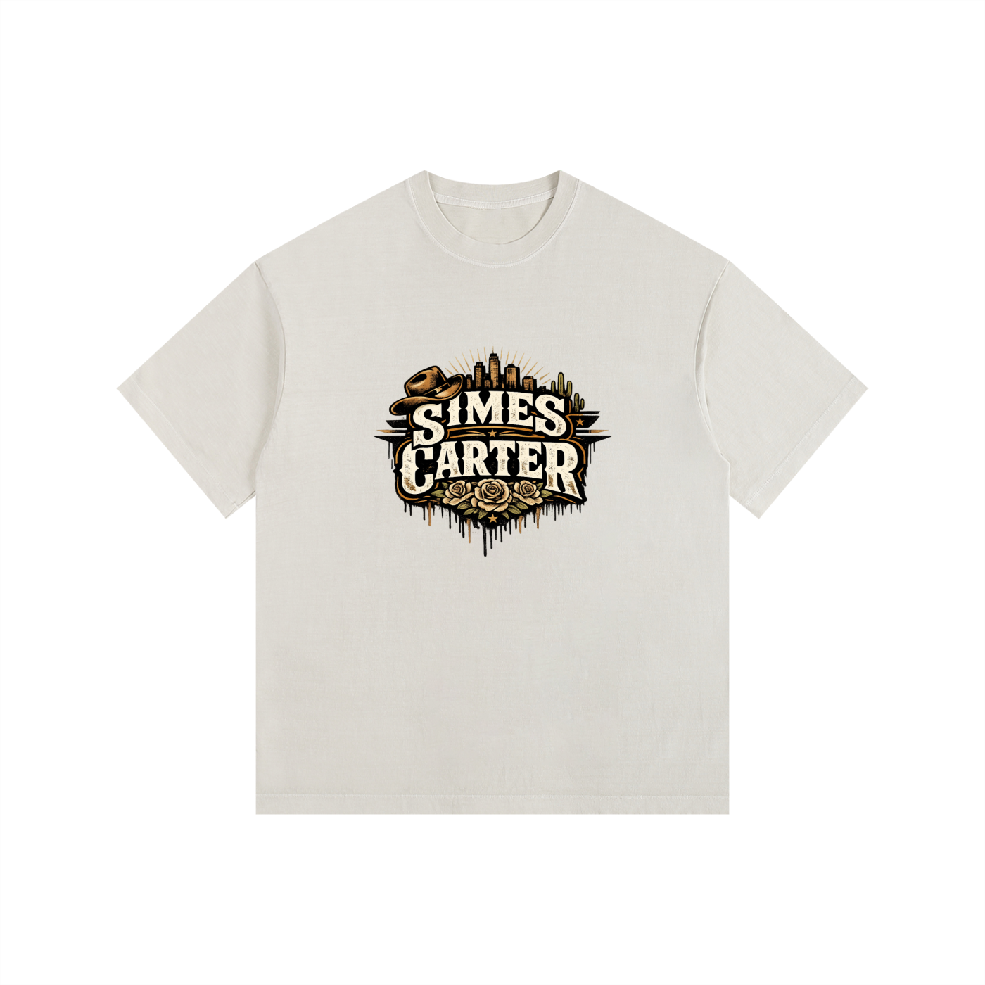 Vintage Washed Oversized Cotton T-Shirt
