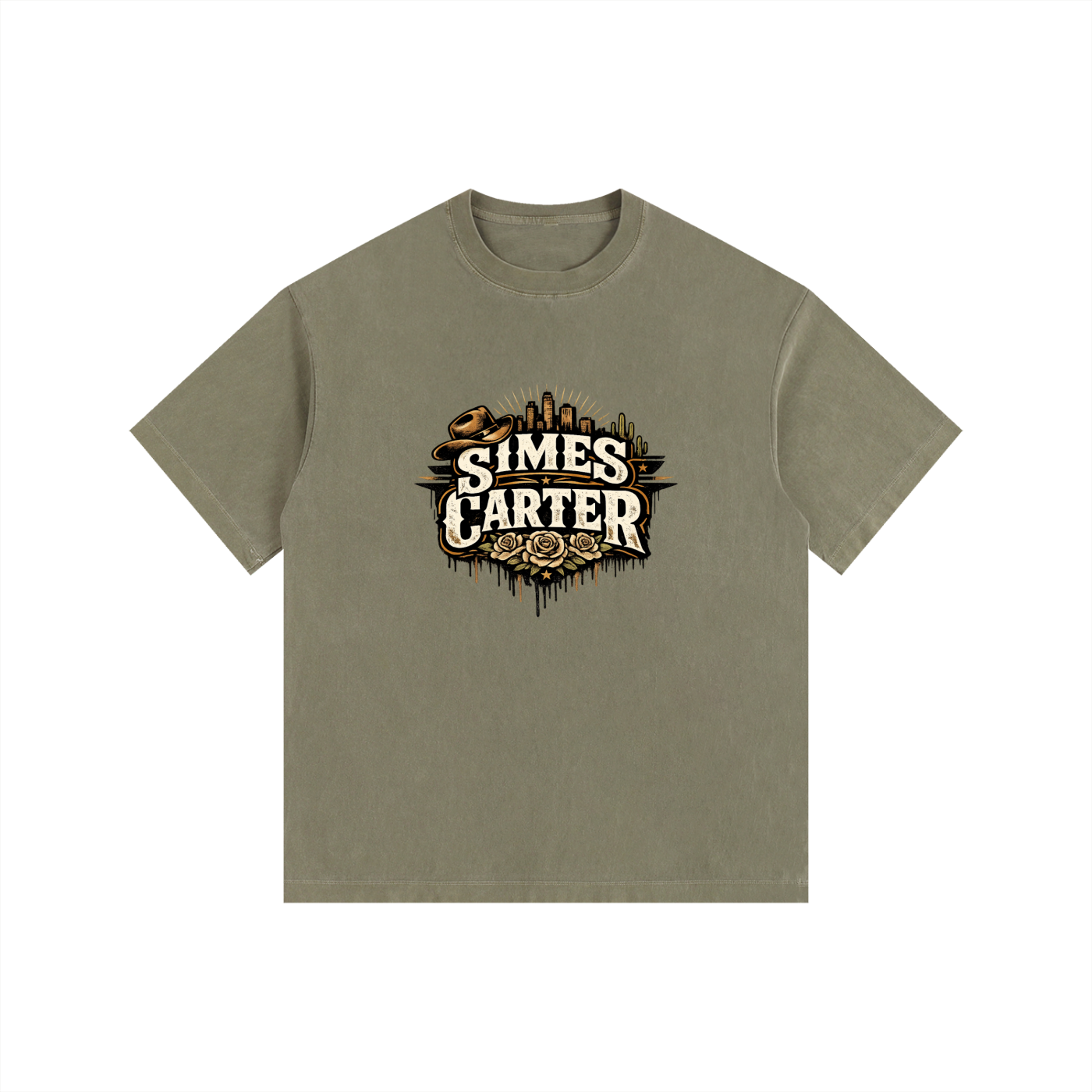 Vintage Washed Oversized Cotton T-Shirt